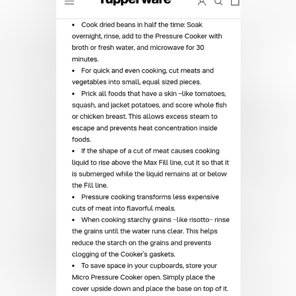 Tupperware Microwave Pressure Cooker NIB - Picture 5 of 5